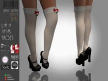 [DIESELdeluxe] Lara Xmas Shoes Platform High Red