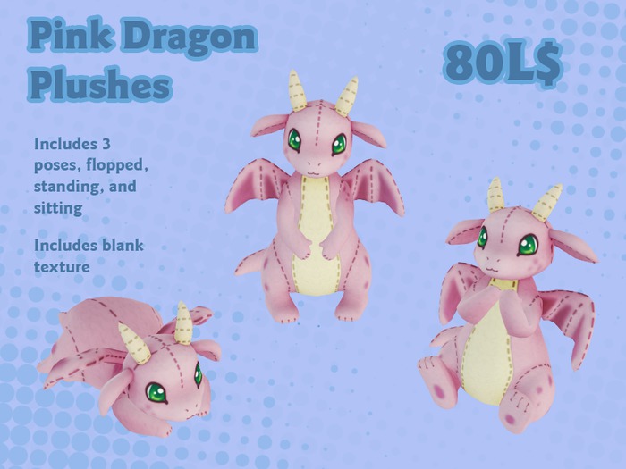 Liminality- Pink Dragon Plushes