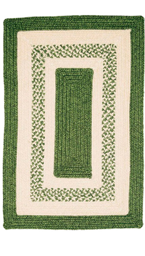 Green Braided Rug 1