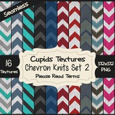 *Cupids Textures * 16 CHEVRON KNITS SET 2