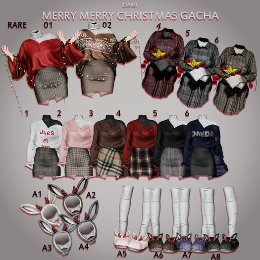 dami merry merry christmas gacha 04 RARE