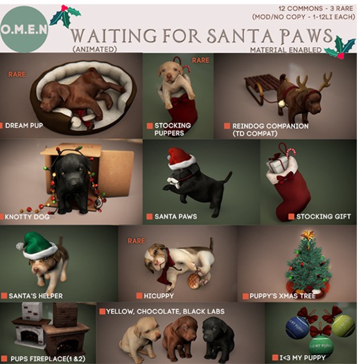 O.M.E.N - Waiting for Santa Paws - Santa Paws BOX
