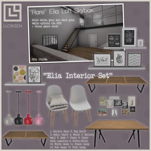llorisen // elia hanging lamp.white