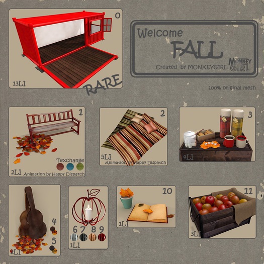 [MG] WelcomeFall Gacha 3 Picnic tray
