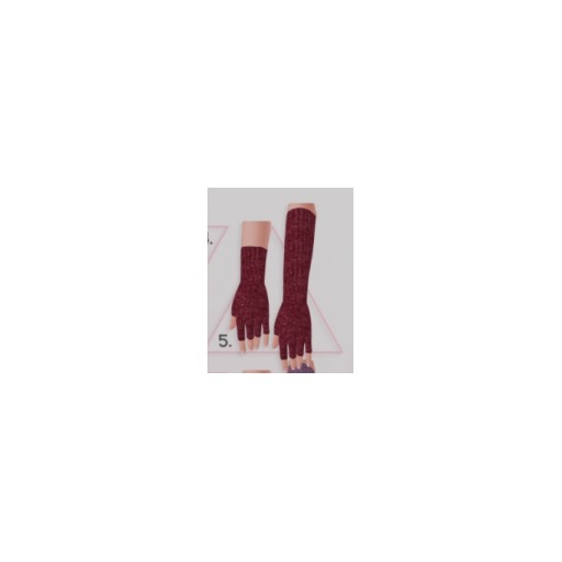 PICHI - Knit Fingerless Gloves 5 (Maitreya Appl)