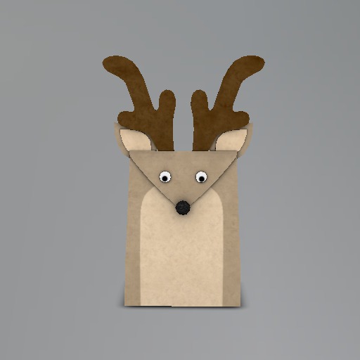 Reindeer Mesh Giftbag