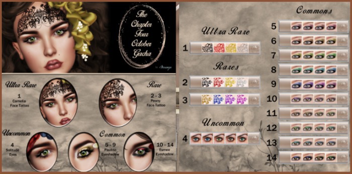 2 MESANGE - Peony Adornment CATWA RARE 1 (add me & touch)