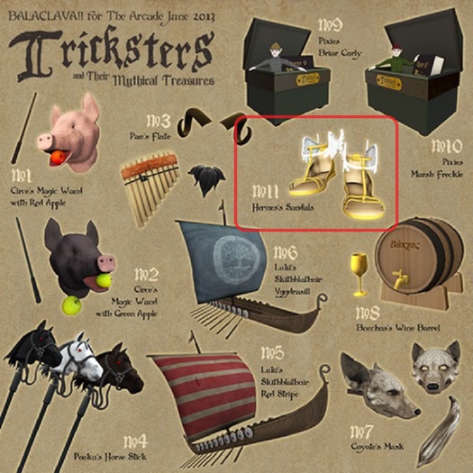 BALACLAVA!! Tricksters and Their Mythical Treasures #11 Hermes Sandals