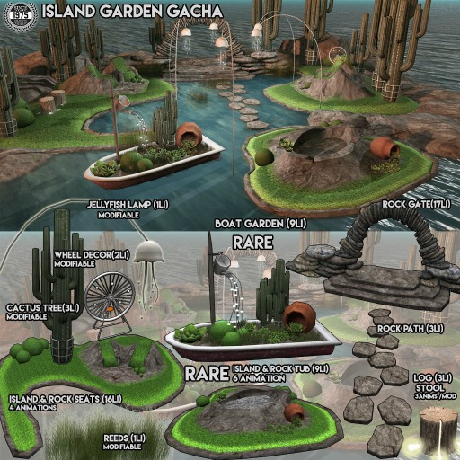 [Since1975]IslandGarden-Isle&RockTub RARE