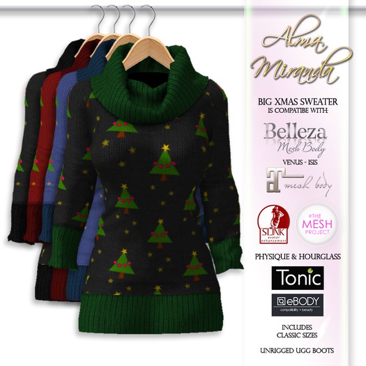 .: AlmaMiranda :. Big Christmas Tree Sweater