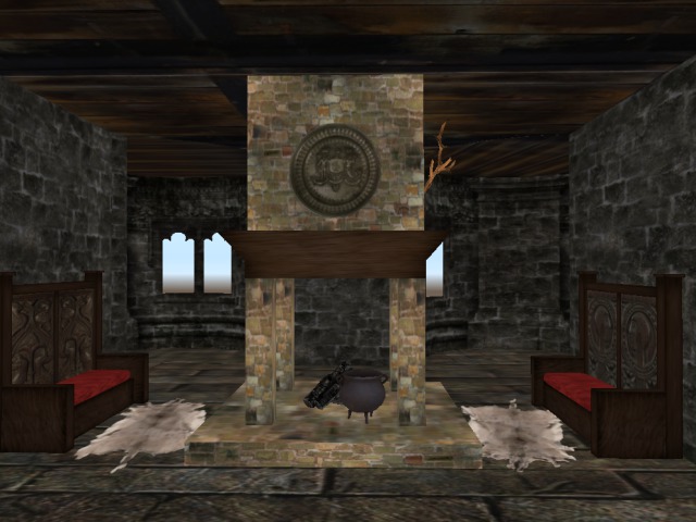 Center fireplace set B DEMO