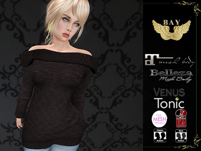 BAY SWTER MINY Shoulder BLACK