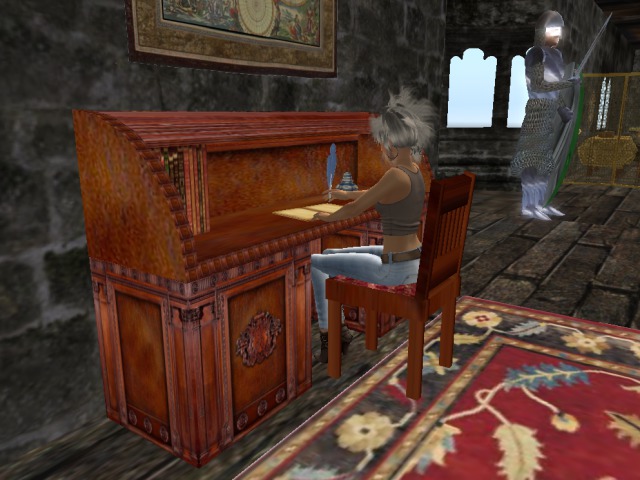 Queen of the Castle rolltop desk DEMO part mesh