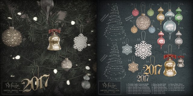 Refuge - Shiny Bauble Blue