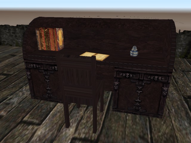 King of the Castle Rolltop Desk DEMO  Mesh& Chair