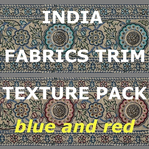 India - fabric trims texture pack