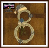 Christmas - Blue Snowman Grapevine Wreath