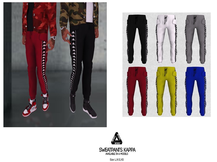 [BIG BOSS] - Sweatpants Kappa *Blue 