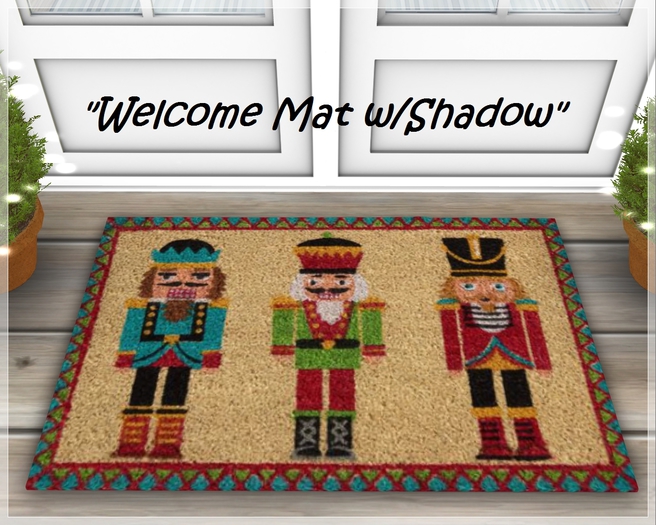 "Welcome Mat/Nutcrackers" w/Shadow by Sej