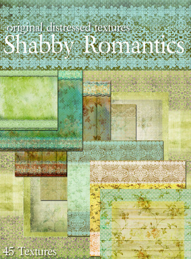 [D] Shabby Romantic  Textures - boxed