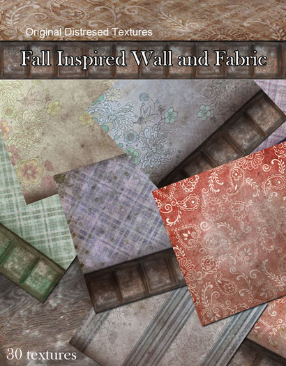[D] Fall Inspired Wall and Fabric -  Textures