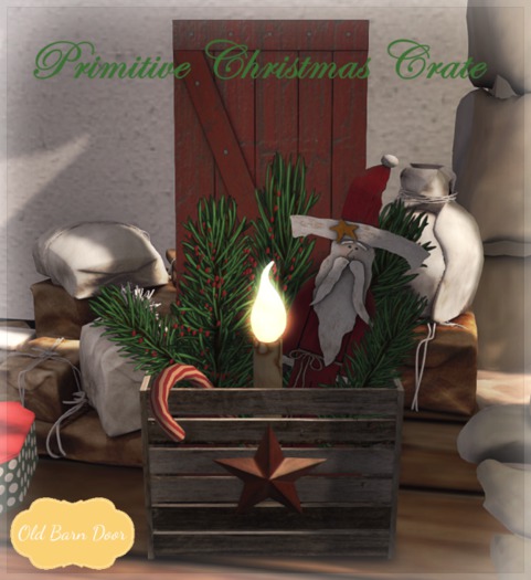 {OBD} PRIMITIVE CHRISTMAS CRATE [BOXED]
