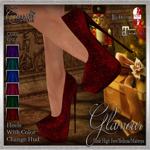 CB~Glamour Heels (box)