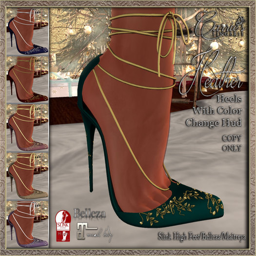 CB~Heather (box) Heels