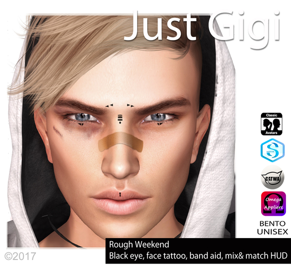 Just Gigi- Rough Weekend FATPACK Catwa, Omega, Gianni