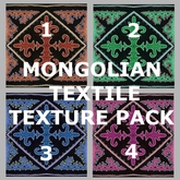 Mongolian textile texture pack