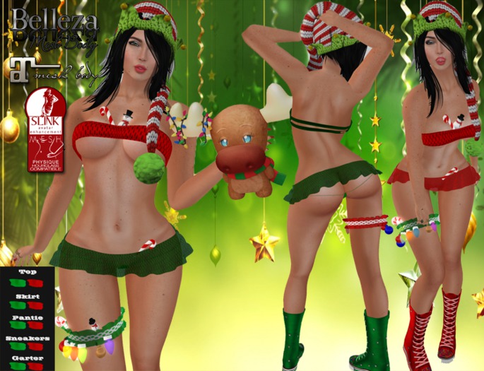 Sexy Santa Helper Outfit - SQ Design