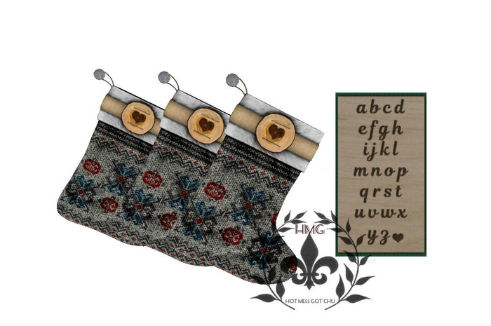 :BoWillow: Northern Wild Stocking - Knit Stocking GOI