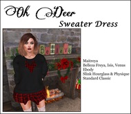 Nixxi Fashions - Oh Deer Sweater Dress
