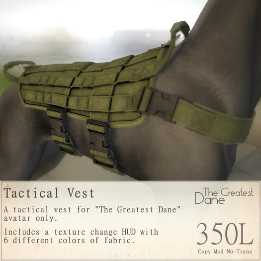 The Greatest Dane - Tactical Vest