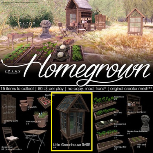 22769 - Little Greenhouse - RARE