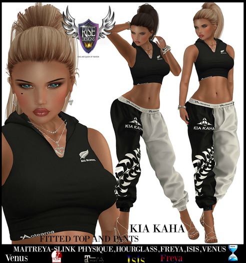 DEMO KIA KAHA OUTFIT ALL BLACKS 