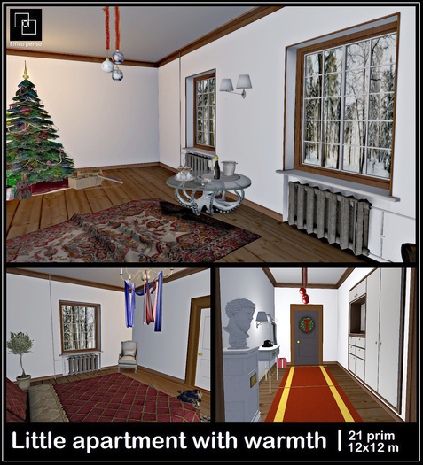 Elfico penso: Little Apartment With Warmth