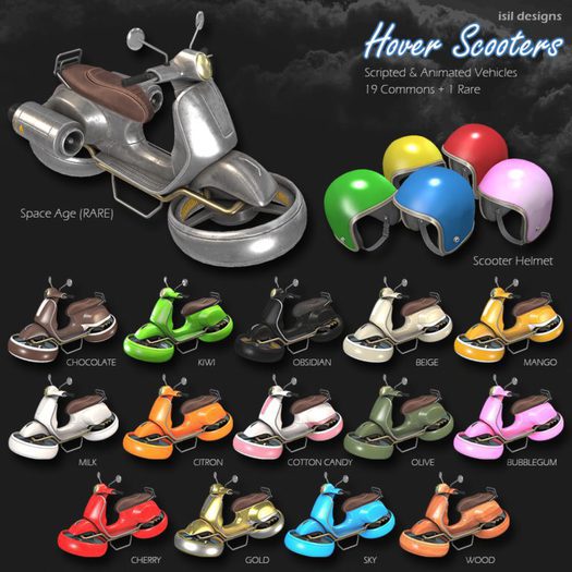 ~isil~ Hoverscooter - Wood COMMON
