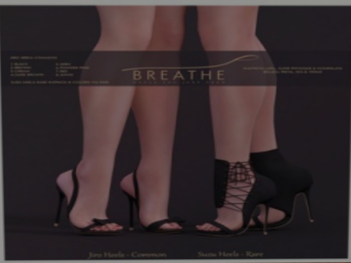 [BREATHE]-Suzu Heels-FATPACK RARE