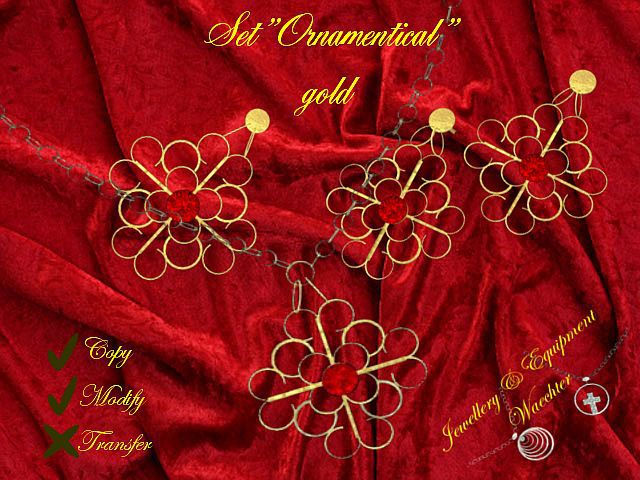 "Ornamentical" Set gold