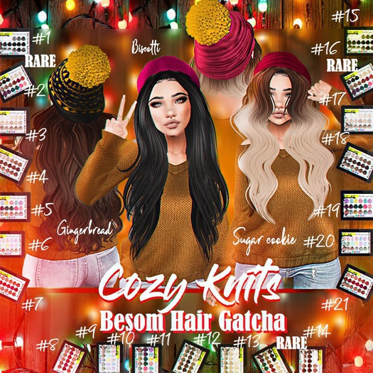 *Besom Hair~Gingerbread #7 Reds