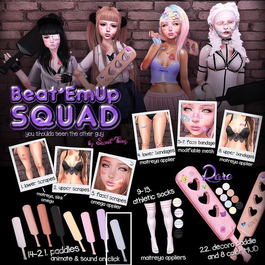 Sweet Thing. Squad Athletic Socks - Blue