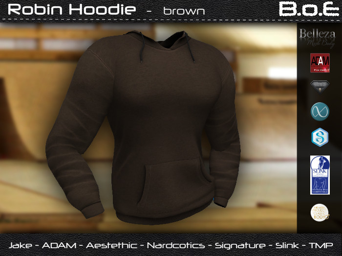B.o.E - Robin Hoodie - brown