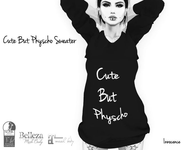 *INNOCENCE* Cute But Psycho sweater DEMO