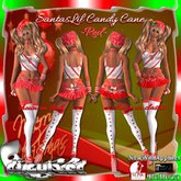 ~Disguized~Xmas-Santas Lil Candy Cane-Red-Appliers