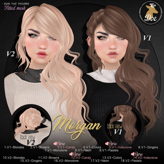 9.Doe: Morgan V1 - Pastels