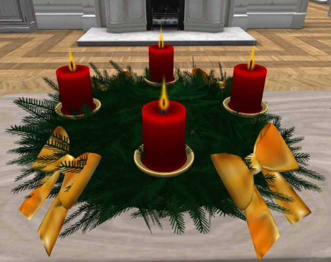 christmas wreath 100% Mesh
