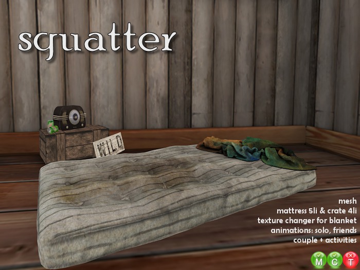Squatter mattress [PG]