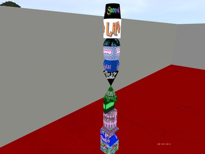 Secondlife Art Totem