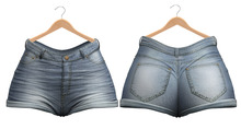 Blueberry - Ela - Denim Shorts - Bluecute